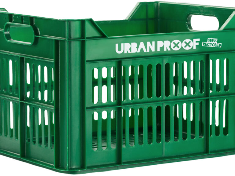 Gerecyclede fietskrat Urban Proof 30 liter - legergroen
