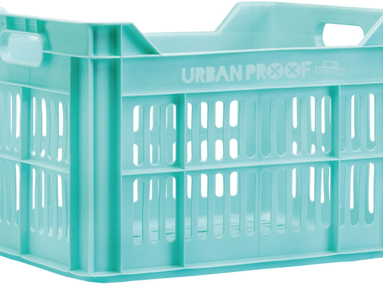 Gerecyclede fietskrat Urban Proof 30 liter - oceaanblauw