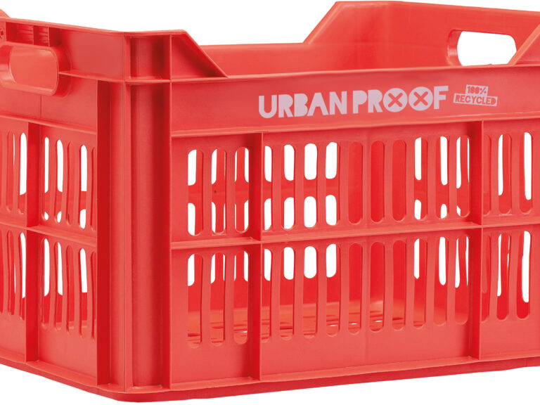 Gerecyclede fietskrat Urban Proof 30 liter - lobster red
