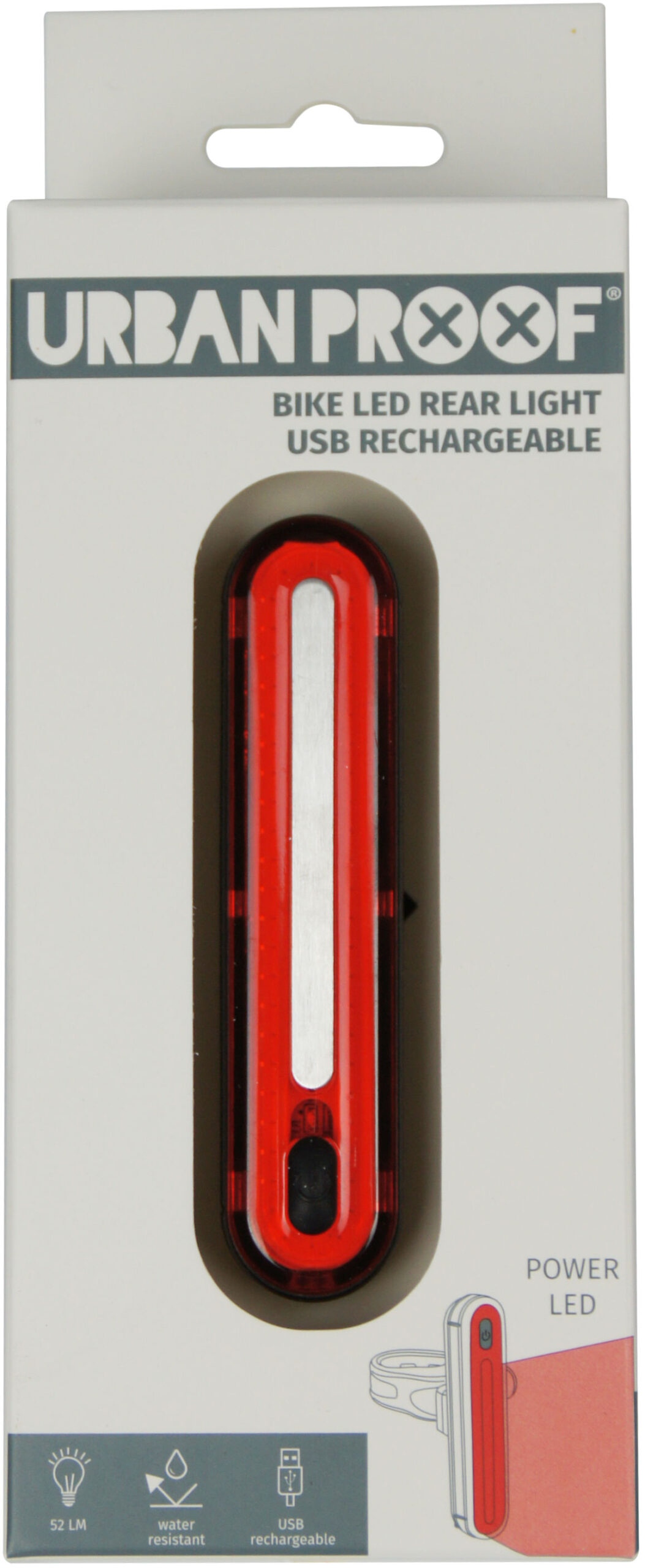 Achterlicht Urban Proof Ultra Bright - USB oplaadbaar - Afbeelding 2