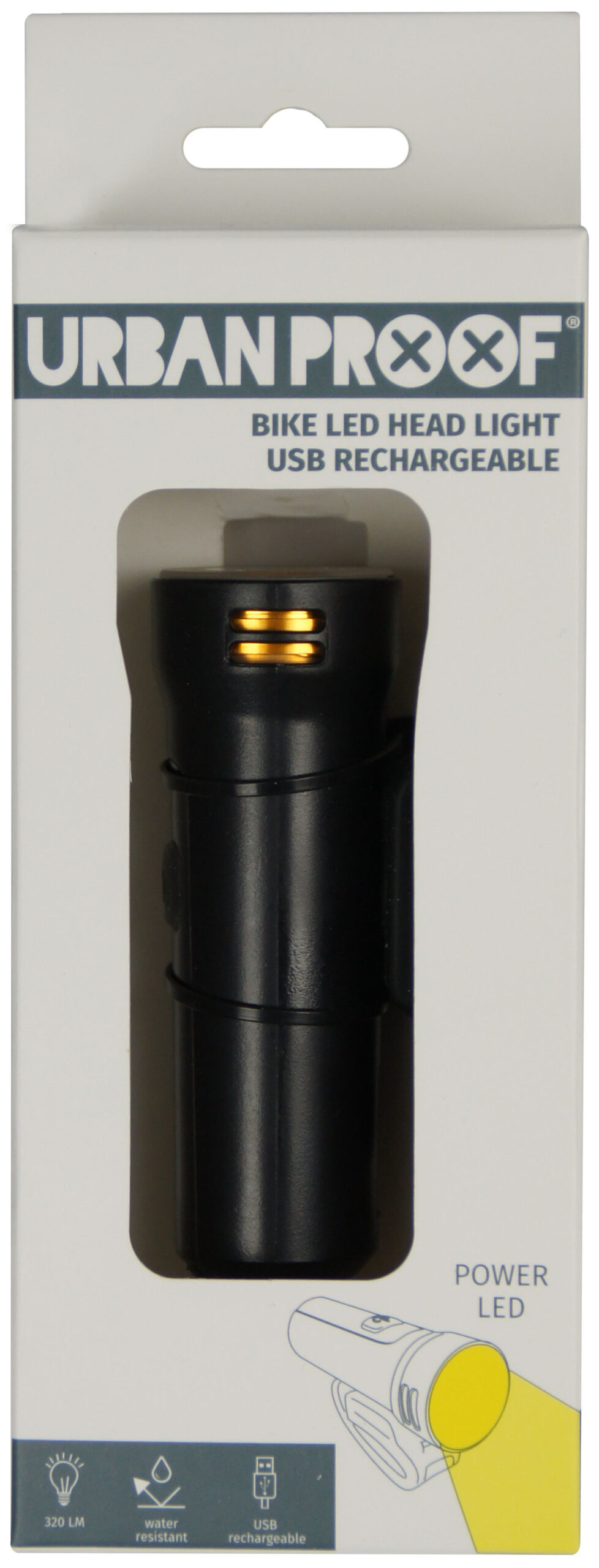 Koplamp LED Urban Proof High Brightness -USB oplaadbaar - Afbeelding 2