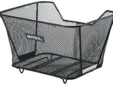 Fietsmand Basil Lesto met WSL-systeem 32 x 41 x 25 cm - zwart
