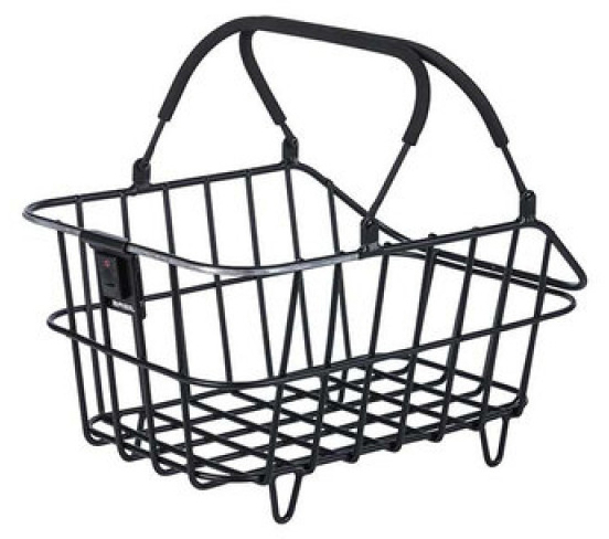 Fietsmand Basil Cento Alu Multi System Nordlicht  46 x 34 x 26 cm - zwart