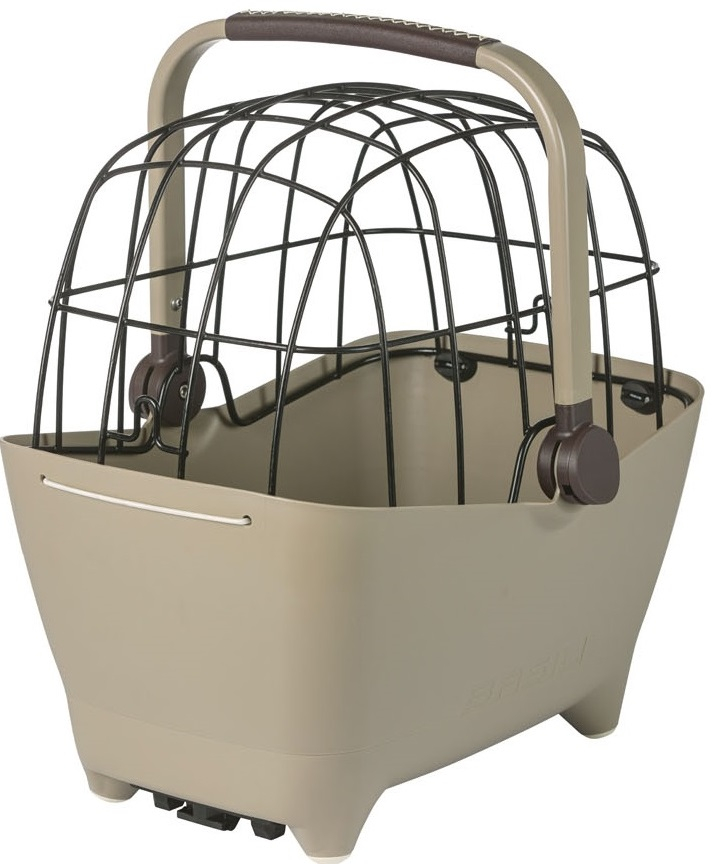 Hondenfietsmand Basil Buddy met MIK-systeem 32,0 liter 45 x 32 x 22 cm - biscotti brown - Afbeelding 9