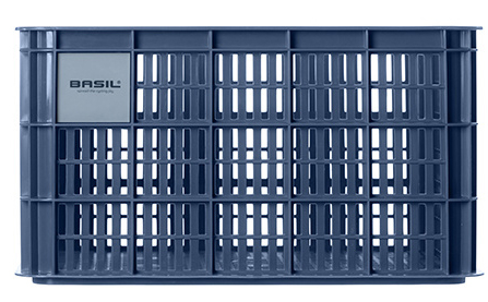 Gerecyclede fietskrat Basil Crate L 40.0 liter 39 x 49 x 26 cm - bluestone - Afbeelding 3