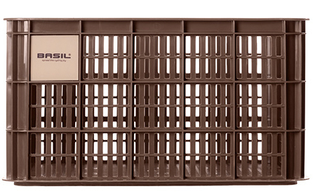 Gerecyclede fietskrat Basil Crate L 40.0 liter 39 x 49 x 26 cm - chocolate brown - Afbeelding 4