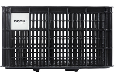 Gerecyclede fietskrat Basil Crate MIK L 40,0 liter 39 x 49 x 28 cm - black - Afbeelding 2