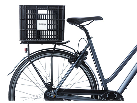 Gerecyclede fietskrat Basil Crate MIK L 40,0 liter 39 x 49 x 28 cm - black - Afbeelding 5