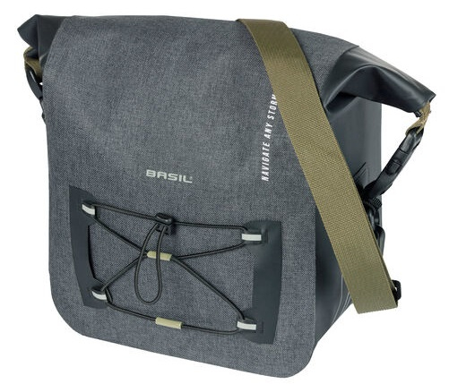 Stuurtas Basil Navigator Storm KF 10-11 liter 27 x 24 x 15 cm - zwart