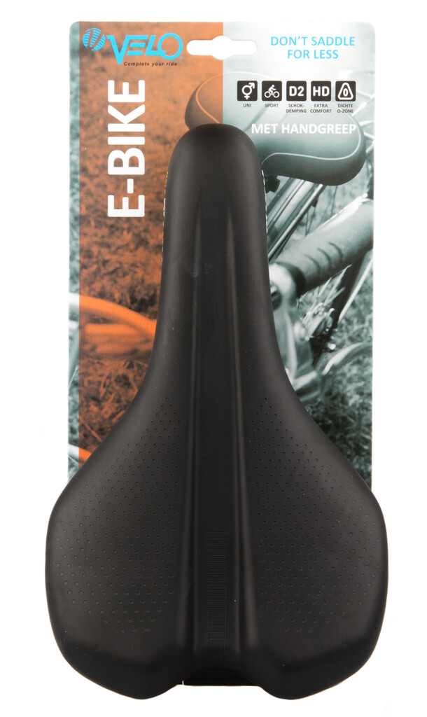 E-bike zadel Velo Sport - vacuüm met O-zone en handvat - Afbeelding 3