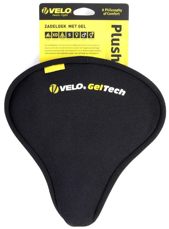 Zadeldek Velo Plush Tour met gel - zwart - Afbeelding 2