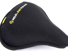 Zadeldek Velo Plush Tour met gel - zwart