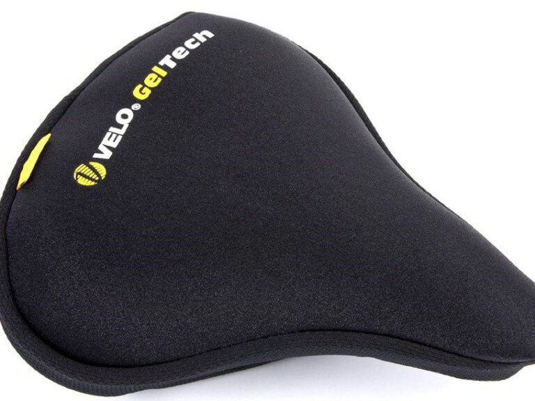 Zadeldek Velo Plush Tour met gel - zwart