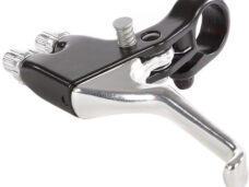 Remgreep links Mirage dubbele kabel - zwart/zilver (bulkverpakking)