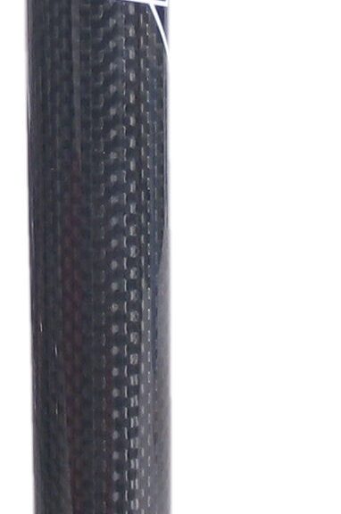 Zadelpen Edge carbon met aluminium kop  ø27,2 mm / 350 mm - zwart