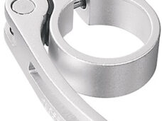 Zadelpenklem Ergotec SCQ-080 ø34,9 mm aluminium met snelspanner - zilver