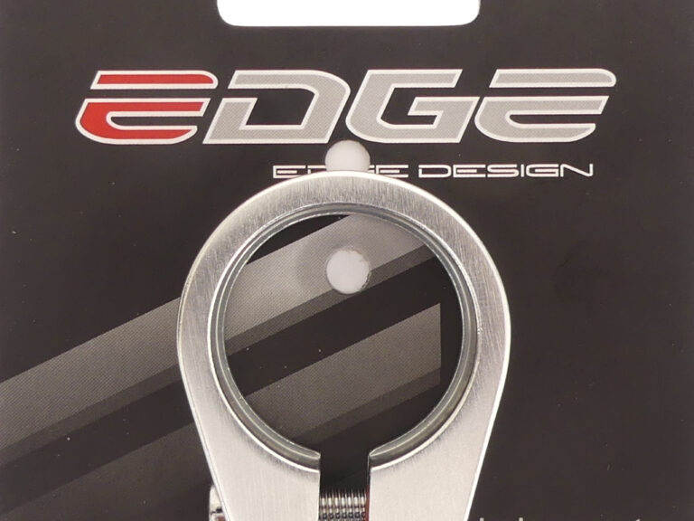 Zadelpenklem ø31,8 mm Edge aluminium met inbusbout - zilver
