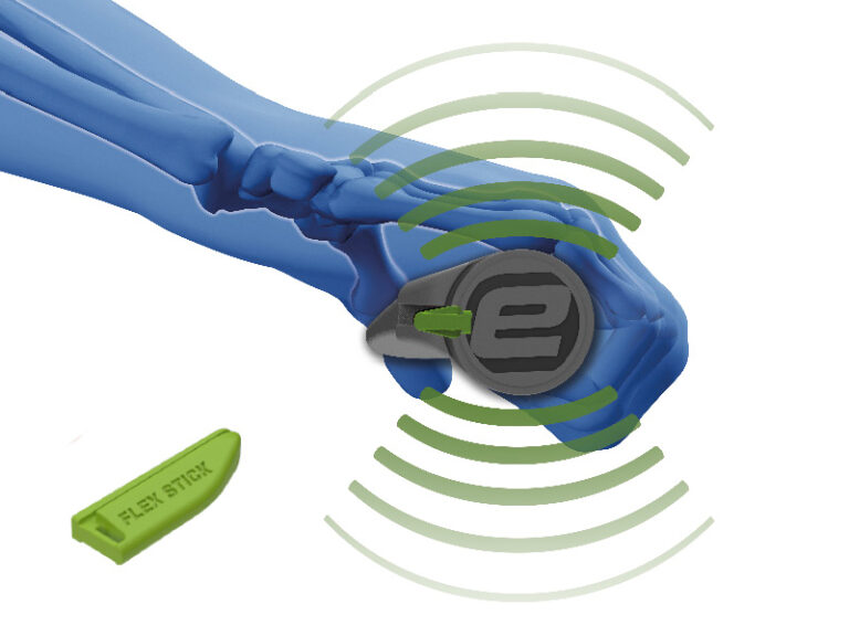 Handvatset Ergotec EG-Active Flex - links 135mm / rechts 88mm - zwart