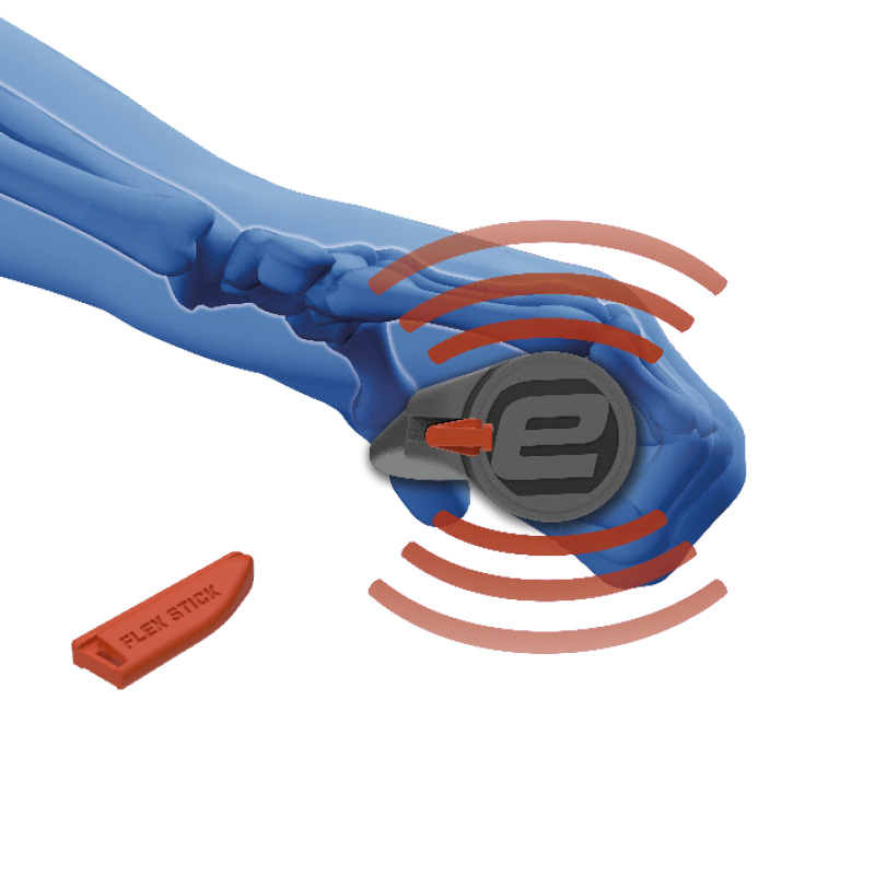 Handvatset Ergotec EG-Active Flex - links 135mm / rechts 88mm - zwart - Afbeelding 2