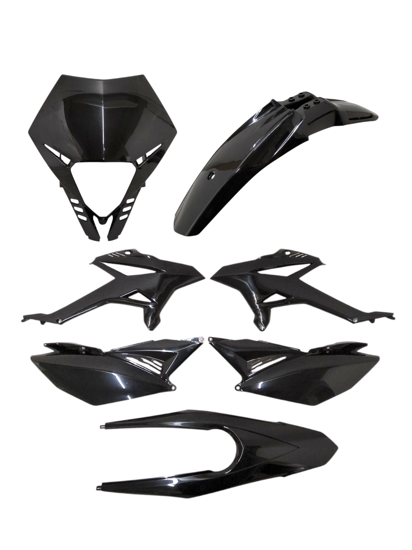 Plaatwerkset 2011-2020 Zwart Glans 7-delig Beta Rr50 F3525017