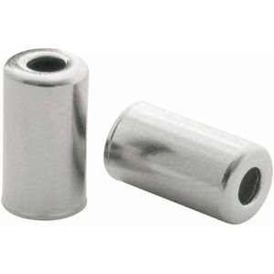 Kabelhoedje Bofix messing ø4.0mm (25 stuks) - Zilver