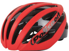 Fietshelm Polisport Light Pro L 58-61 cm - mat rood / zwart