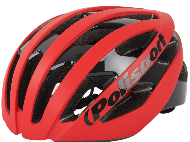 Fietshelm Polisport Light Pro L 58-61 cm - mat rood / zwart
