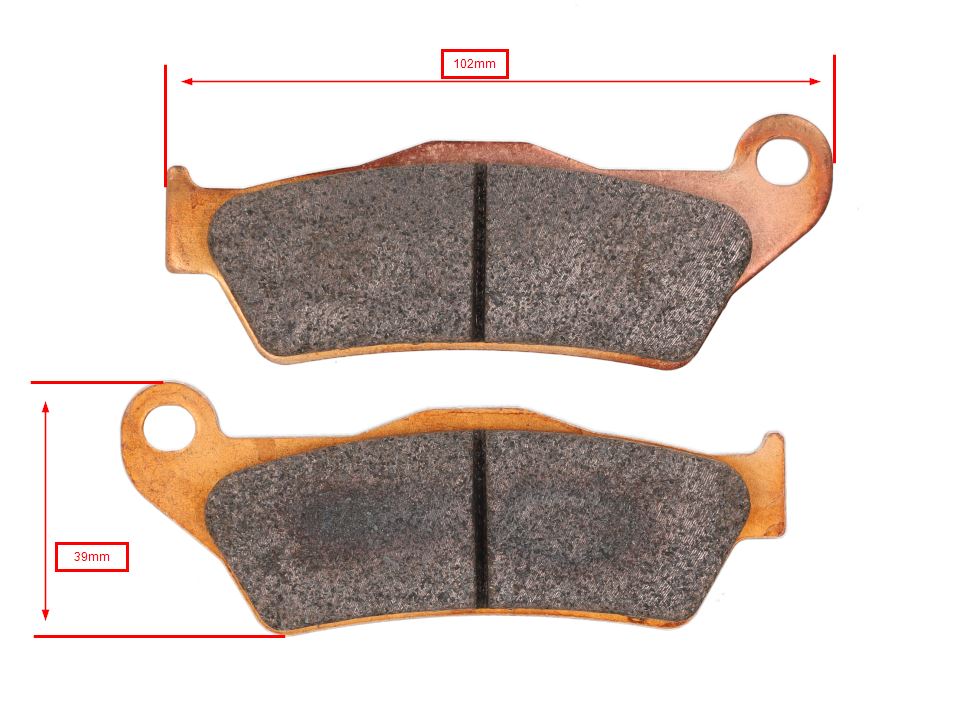Remblokset Malossi Mhr Synthetisch Voor Beverly 400cc 6215020bs - Afbeelding 2