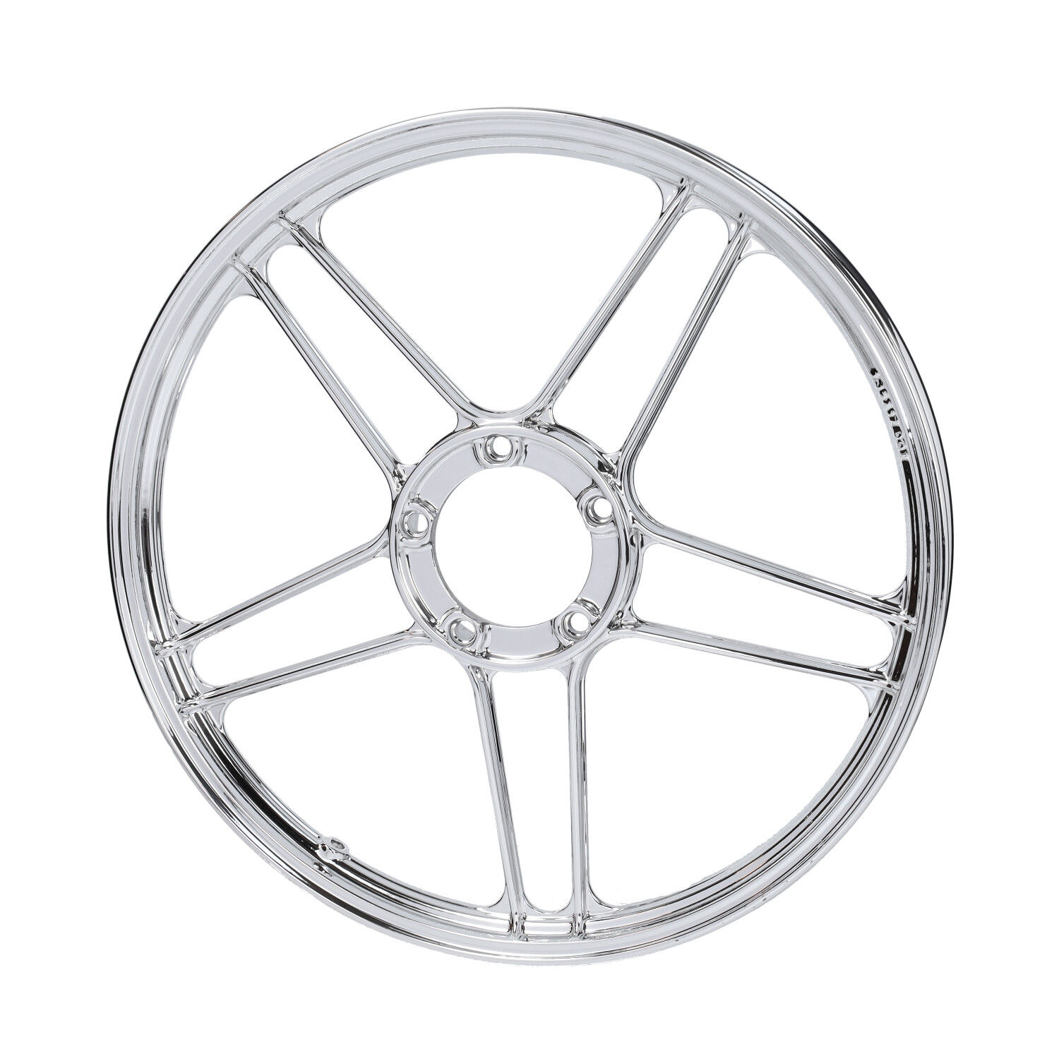 Voorwiel/achterwiel Fast-arrow A-kwaliteit Chroom Puch X30, X50, Puch Maxi - Afbeelding 3
