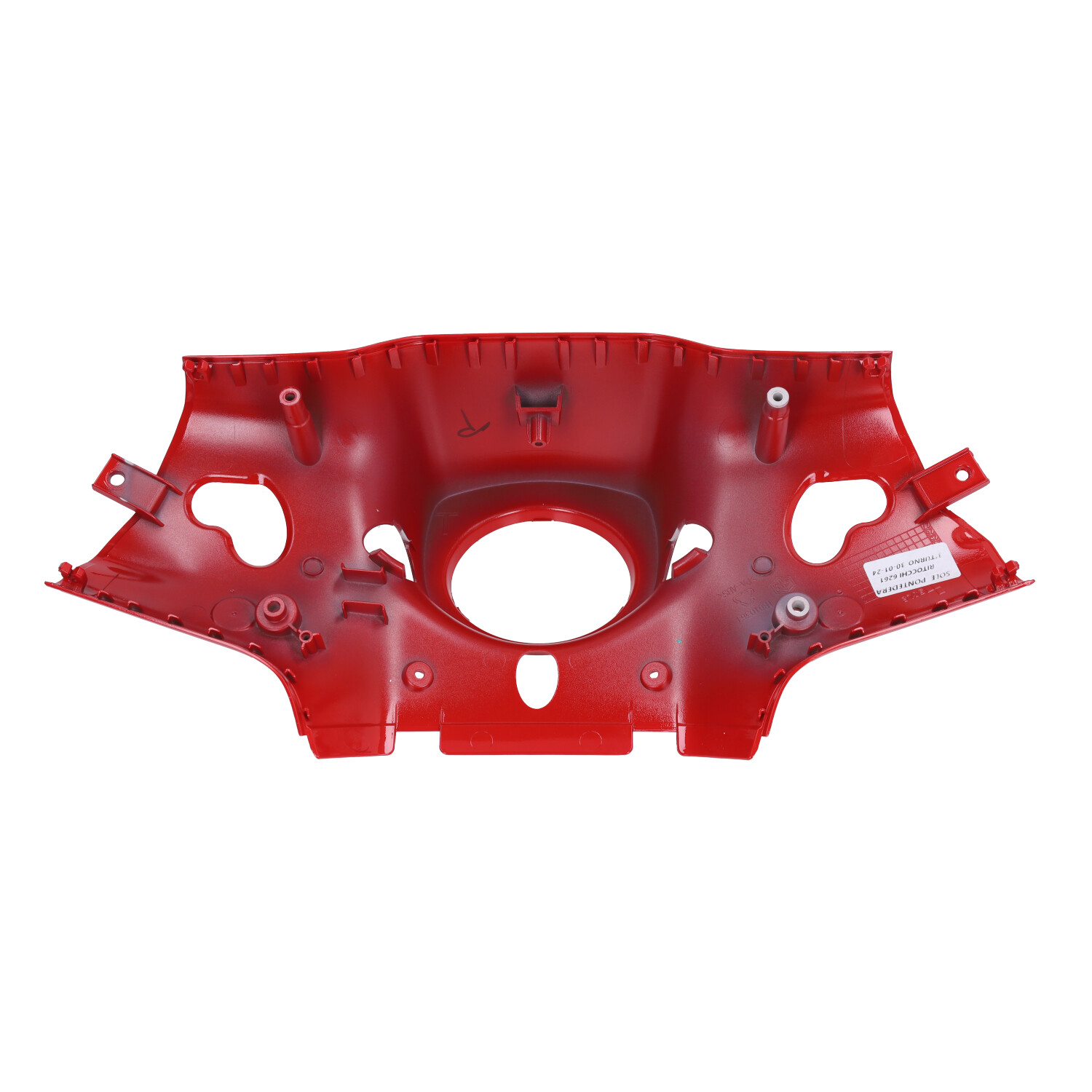 Stuurkap Piaggio Origineel Euro-5+ Onder Rood S-sprint, Sprint 1b010364000r7 - Afbeelding 3