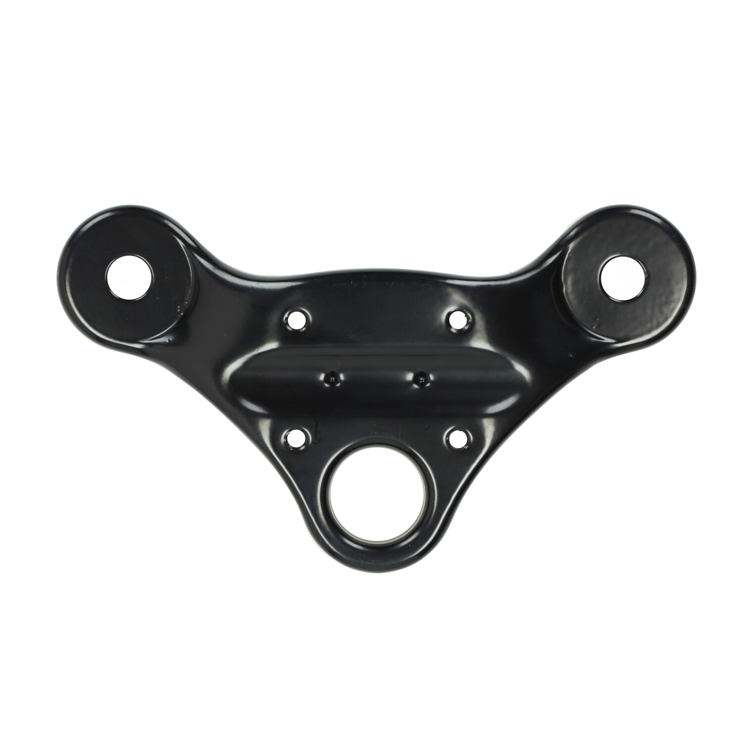 Bovenplaat Ebr Voorvork Stuurplaat 28mm Zwart Puch Maxi - Afbeelding 3
