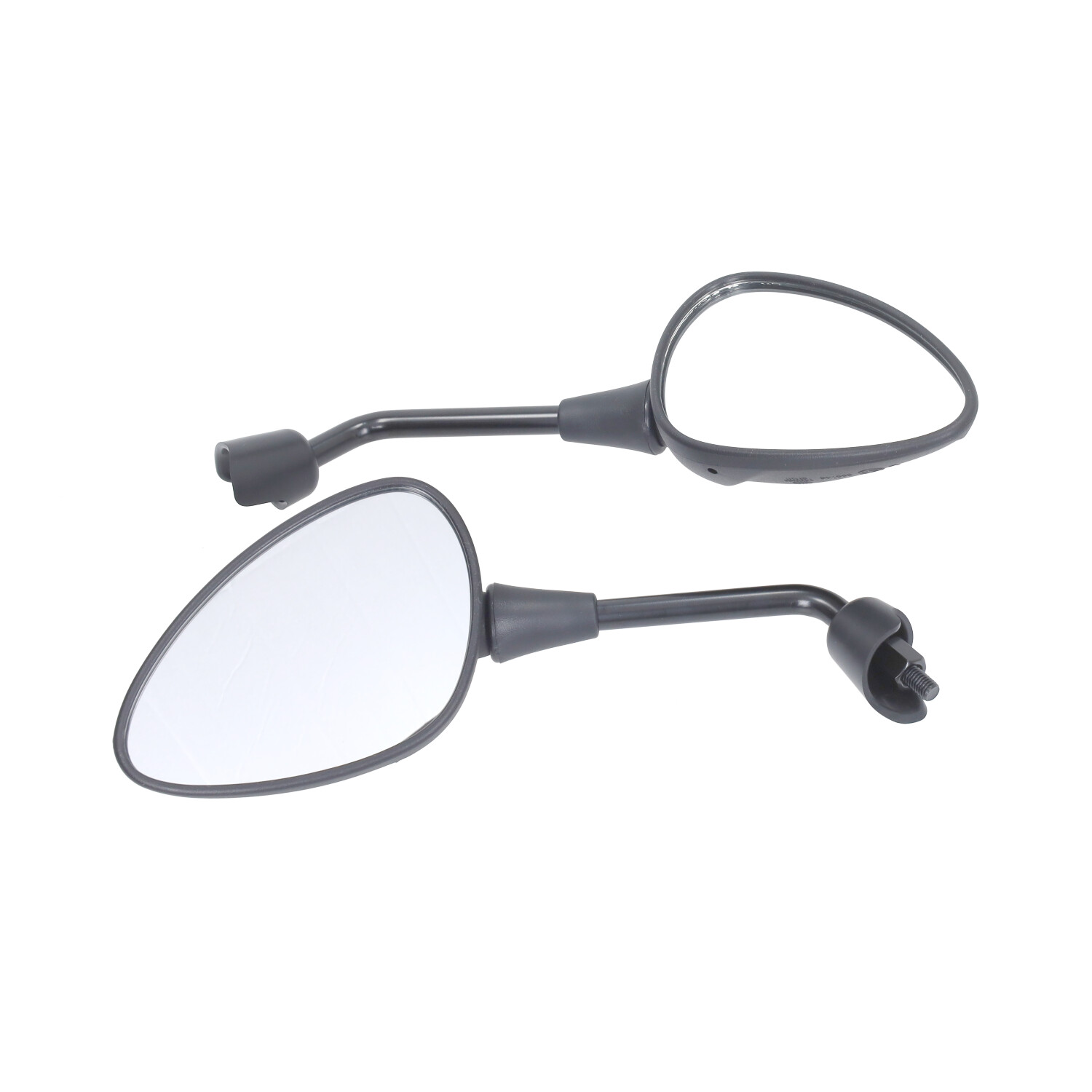 Spiegelset Fast Arrow Pro Euro-2/4/5 E-keur Piaggio Zwart Zip 2t , Zip 4t, Zip2000 - Afbeelding 3