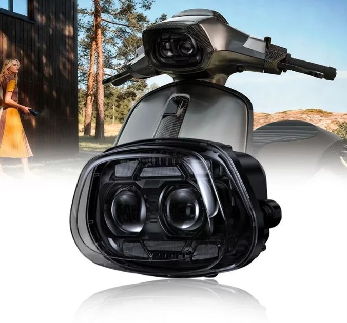 Koplampunit Fast Arrow Pro LED Euro-2/4/5 e-mark Vespa smoke Sprint 50/125/150 - Afbeelding 13