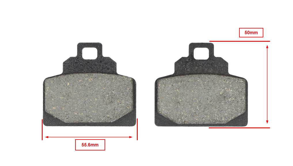 Remblokset Malossi Euro-5+ Achter Gtv 310, Gts 310 6220407bb - Afbeelding 5