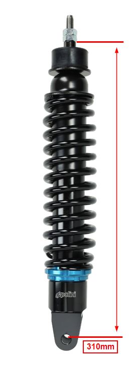 Schokbreker Polini Achter 313mm Zwart Runner, Typhoon, Zip 4t, Zip 2t 173.0541 - Afbeelding 5