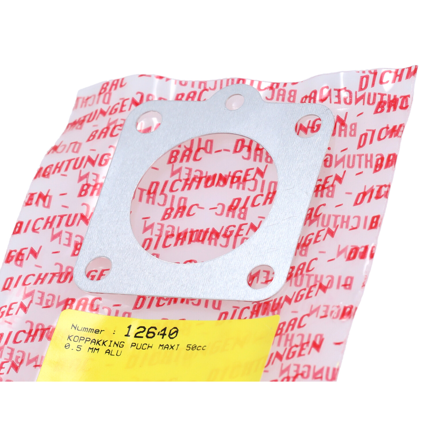 Koppakking Bac Aluminium 40mm Monza, Ms50, Mv50, Puch Maxi - Afbeelding 3