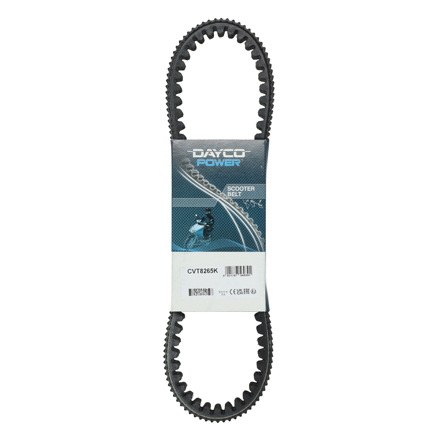 V-snaar Dayco/pirelli kevlar 835x22.5x13 GTS, GTS 250cc, GTS 300, MP3, MP3-250cc, MP3-300cc 8265K - Afbeelding 3