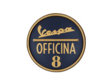 Embleem Piaggio Origineel Woord [officina 8] Sprint, Primavera 2h007471