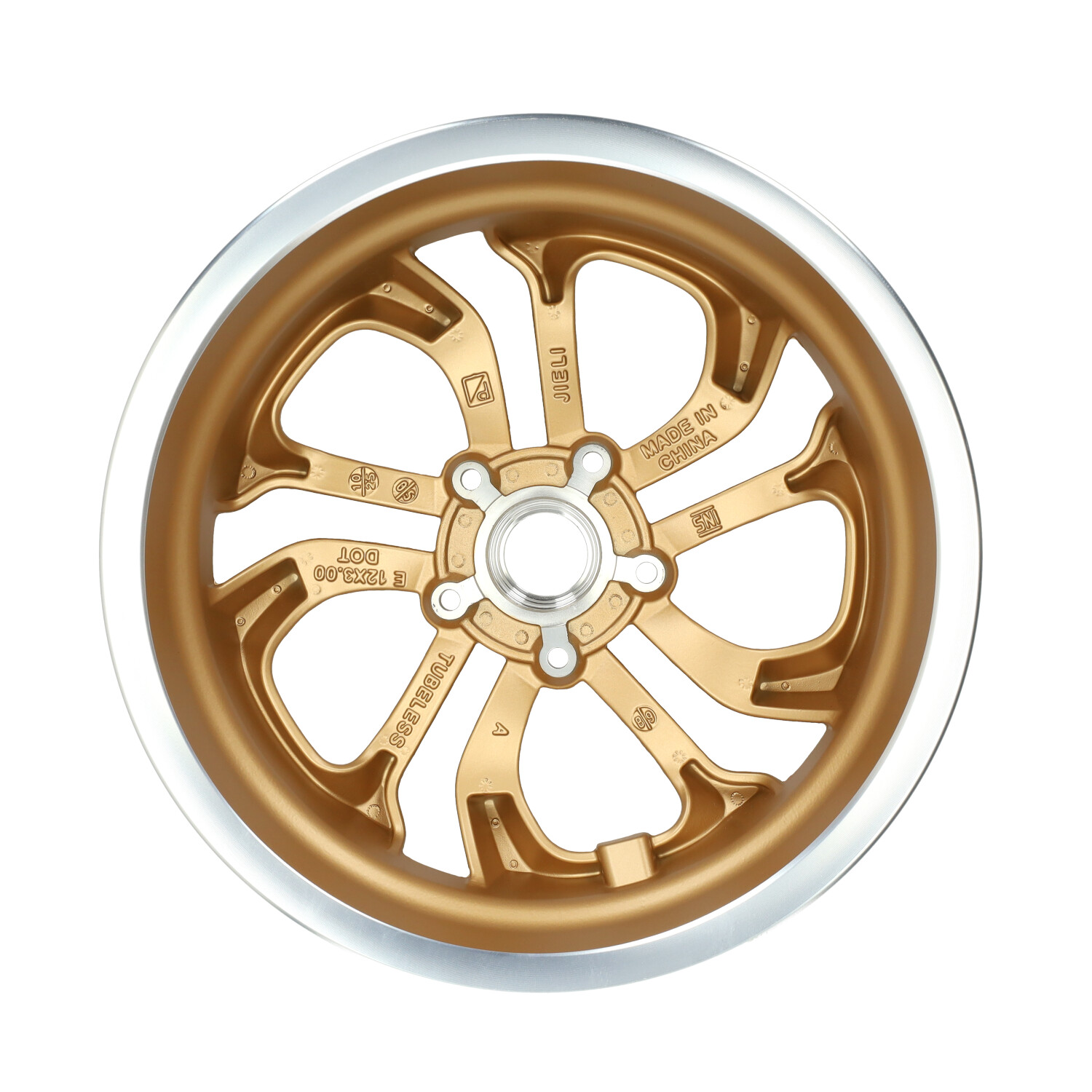 Voorwiel Piaggio Origineel Officina 8 300x12 Messing Gtv 310 1c008282000m04 - Afbeelding 4