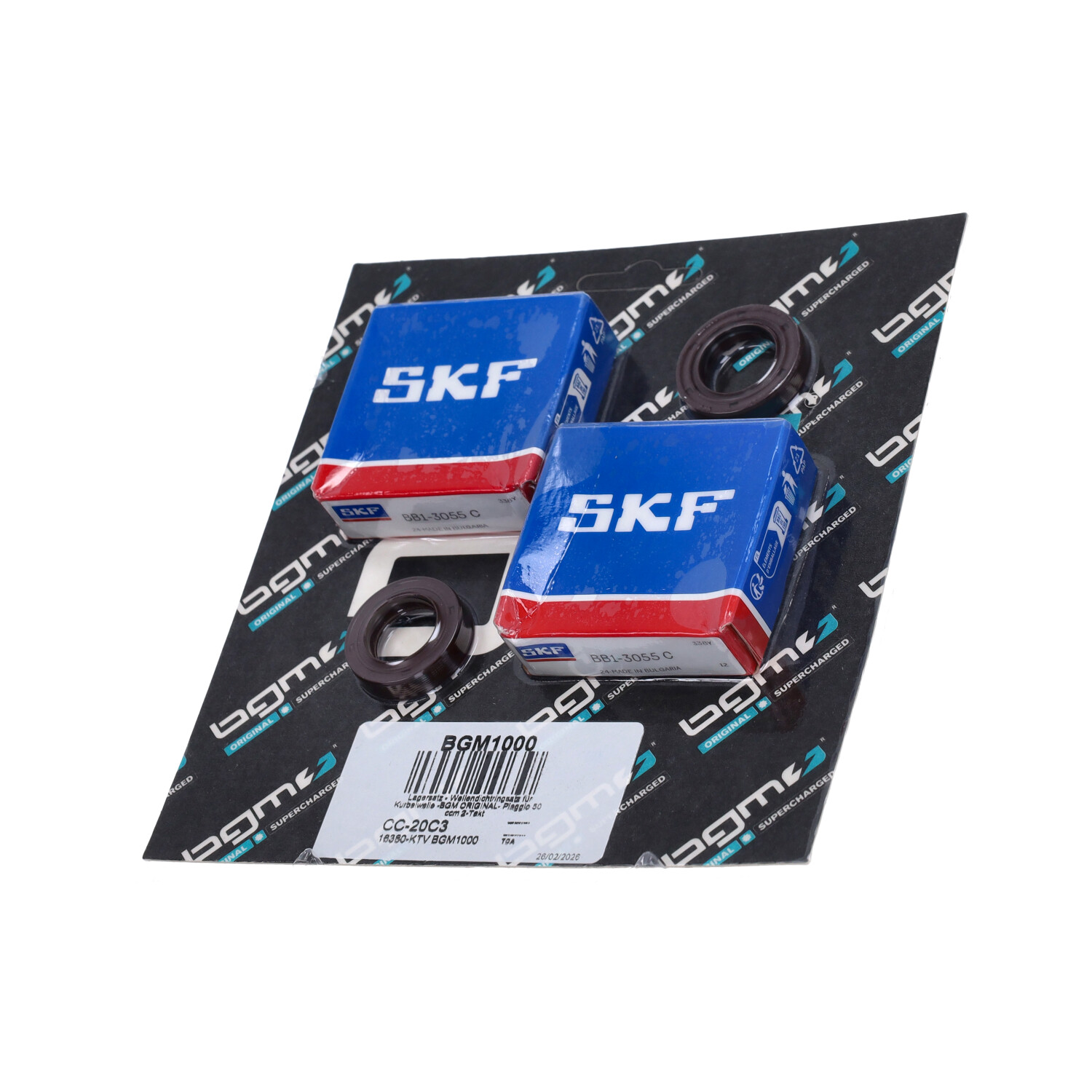 Lager+keerringset Bgm Pro C4 Sco Piaggio 2t Bgm1000 - Afbeelding 3