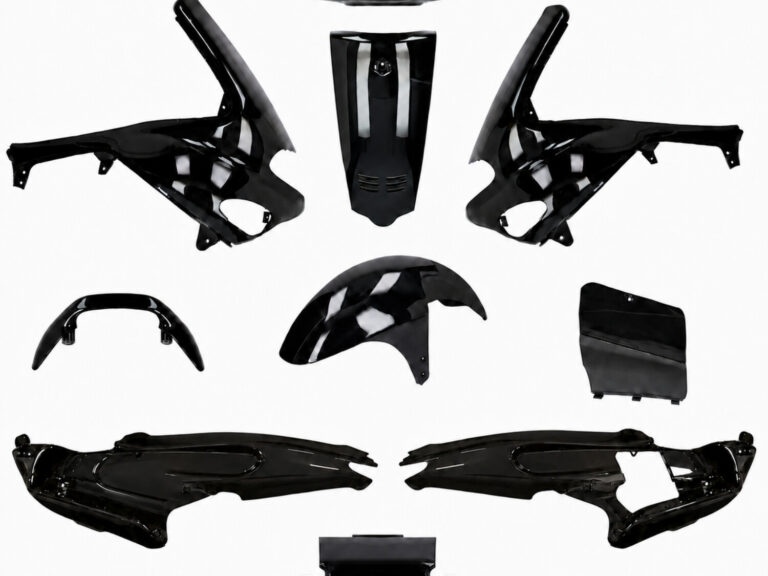 Plaatwerkset Origineel Model Zwart Metallic 10-delig Gilera Runner 50/125/180