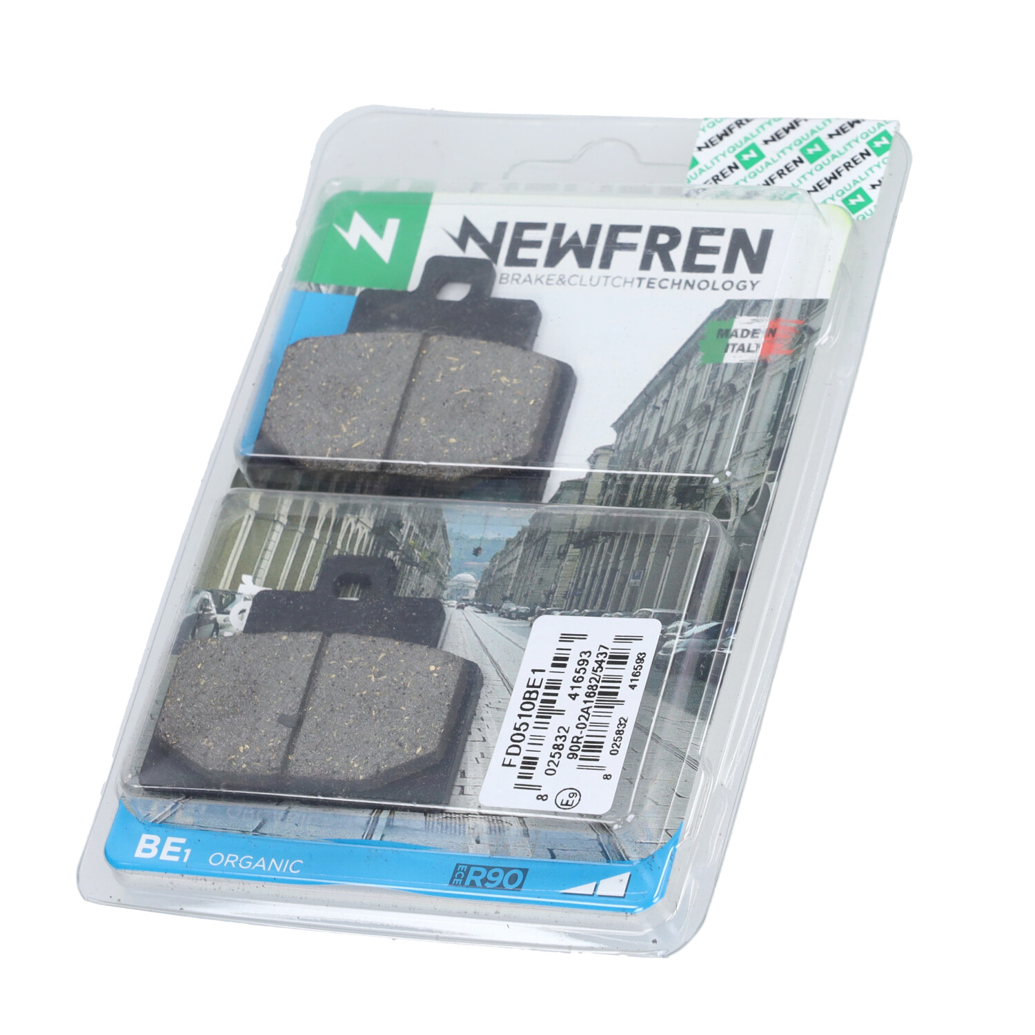 Remblokset Newfren Euro-4/5/5+ Voorzijde Mp3 300>530 Hpe Fd0510 - Afbeelding 2