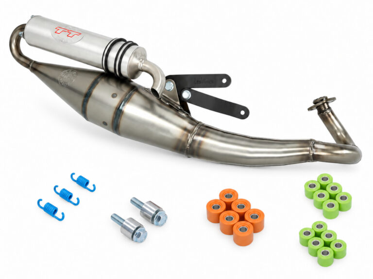 Uitlaat LeoVince hand made TT scooter Piaggio 2T, Typhoon, Zip FR, ZIP2T 4064