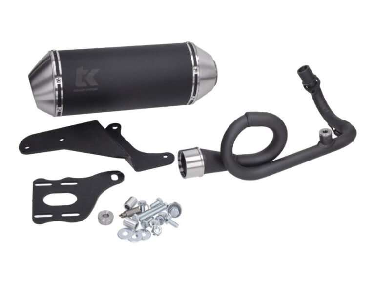 Uitlaat Turbokit 4t 3v Euro-4 G-max '18-20' Zwart Alu Primavera, Sprint, Vespa M4t185-n