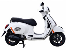 Stickerset Piaggio Origineel Euro-5 2023-2024 Zwart/oranje Gts 125cc, Gts 300, Gts 310 2h005296