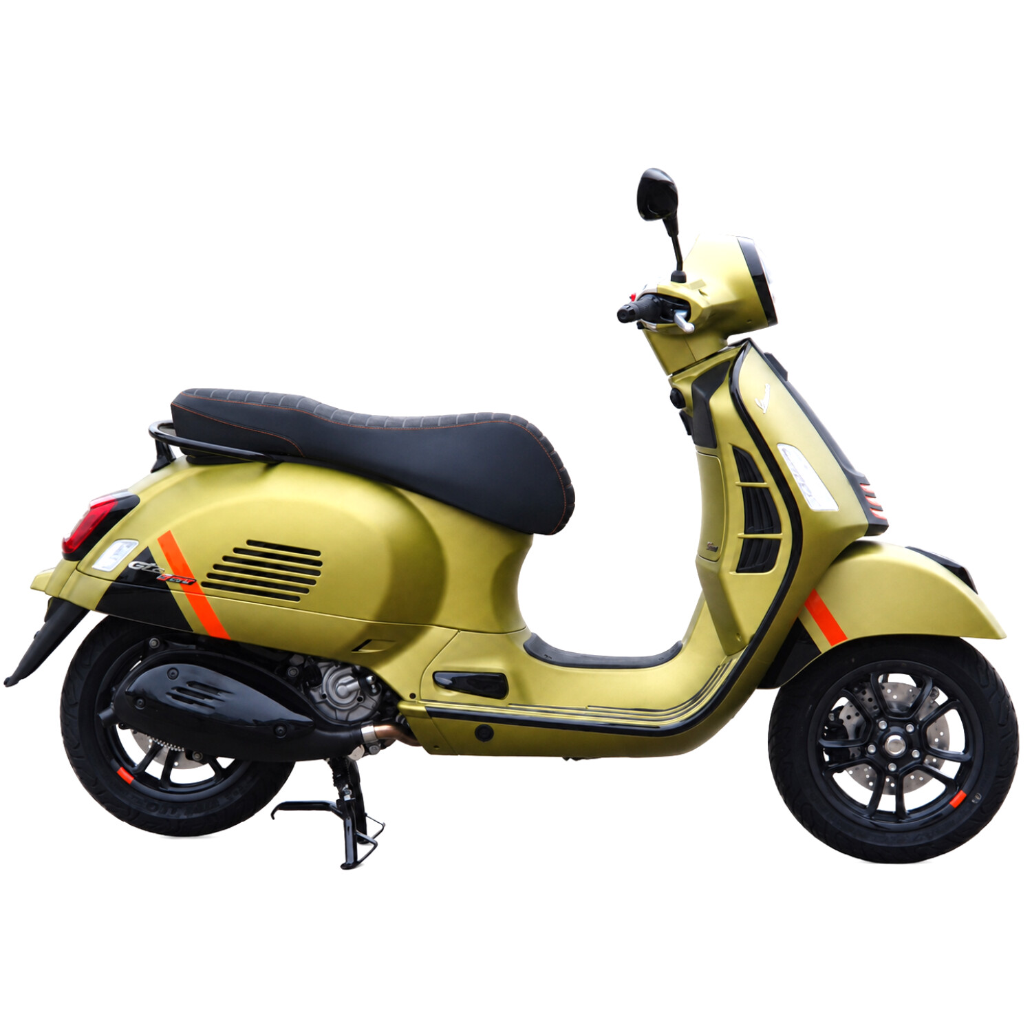 Stickerset Piaggio Origineel Euro-5 2023-2024 Zwart/oranje Gts 125cc, Gts 300, Gts 310 2h005296 - Afbeelding 3