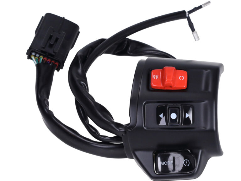 Stuurschakelaar Piaggio Origineel Euro-5/5+ 2026 Vespa Rechts Mat Zwart Primavera 50/125/150/180, Sprint 50/125/150/180 1d004174000n22