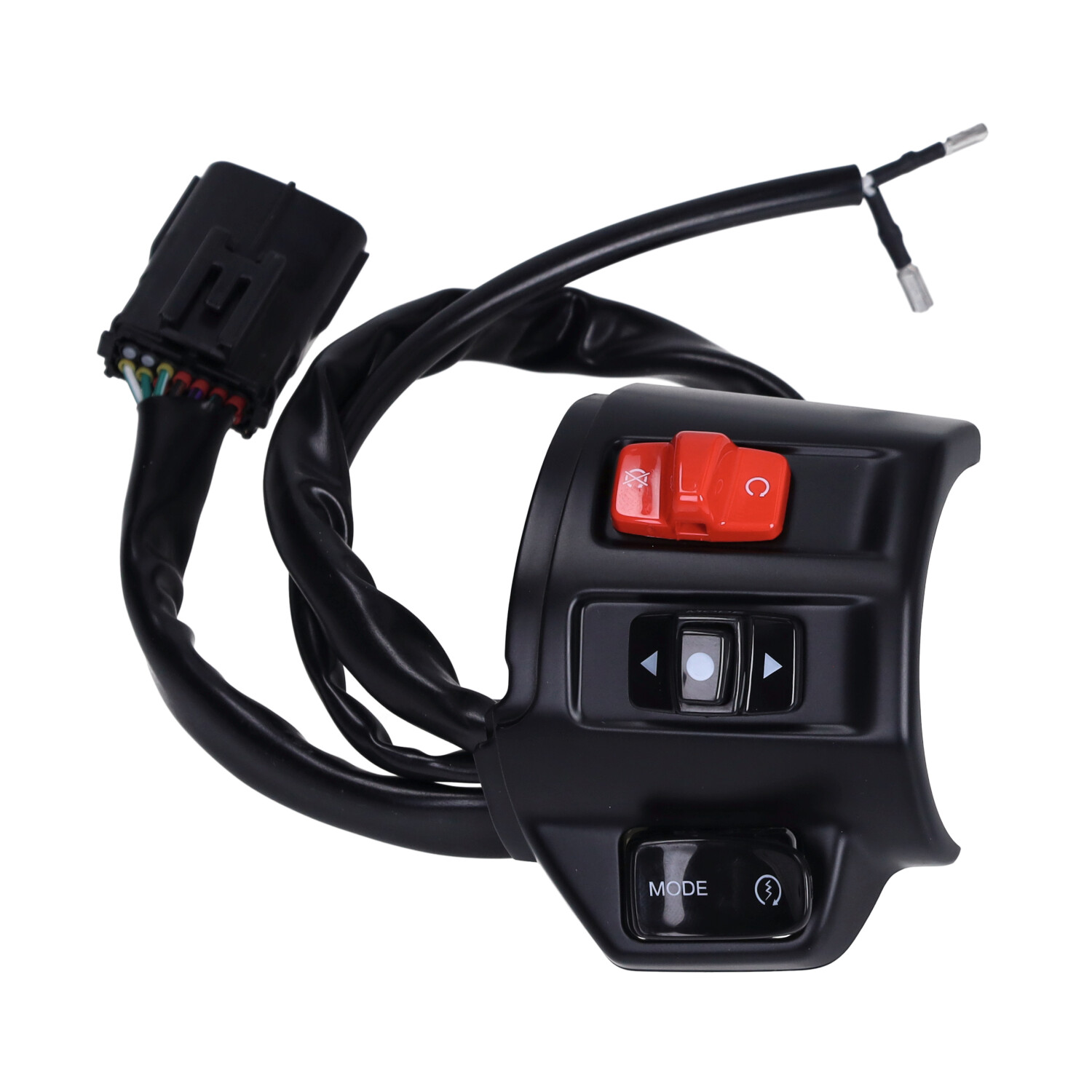 Stuurschakelaar Piaggio Origineel Euro-5/5+ 2026 Vespa Rechts Mat Zwart Primavera 50/125/150/180, Sprint 50/125/150/180 1d004174000n22 - Afbeelding 2