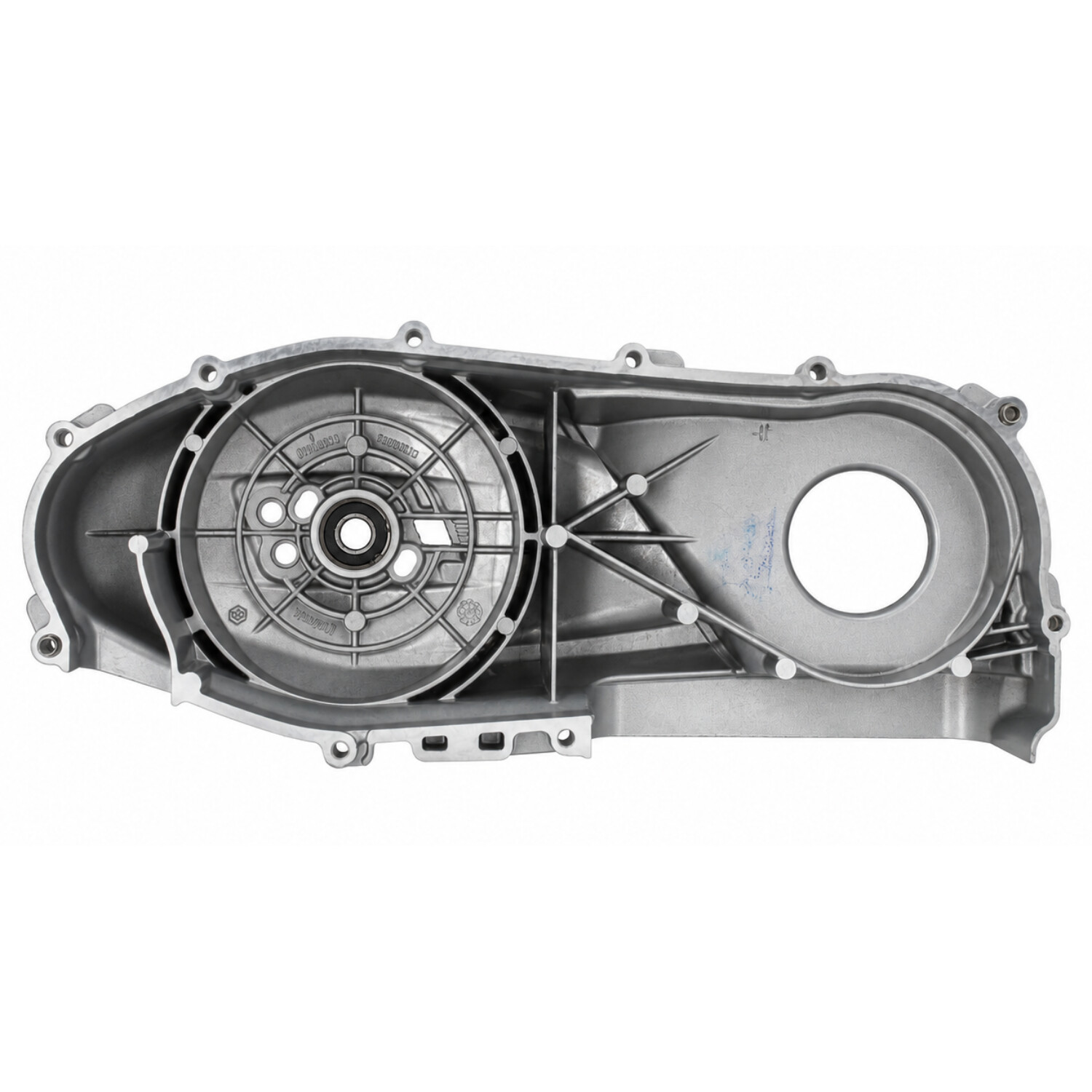 Transmissiedeksel Piaggio Origineel Links Grijs Gts 125-150, Primavera 150/180 4t, Sprint 150/180 4t 1a0068495 - Afbeelding 3