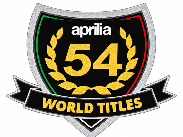 Sticker Aprilia Aprilia Origineel [world Titles 54] Rs4 2h000874
